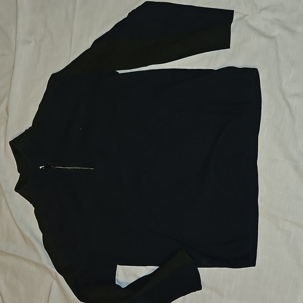 Calvin Klein Men's Navy 1/4 Zip Sweater